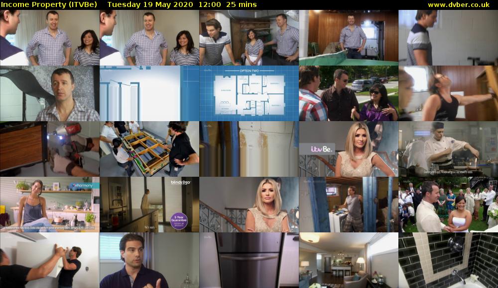 Income Property (ITVBe) Tuesday 19 May 2020 12:00 - 12:25