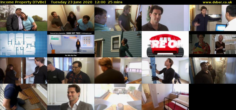 Income Property (ITVBe) Tuesday 23 June 2020 12:00 - 12:25