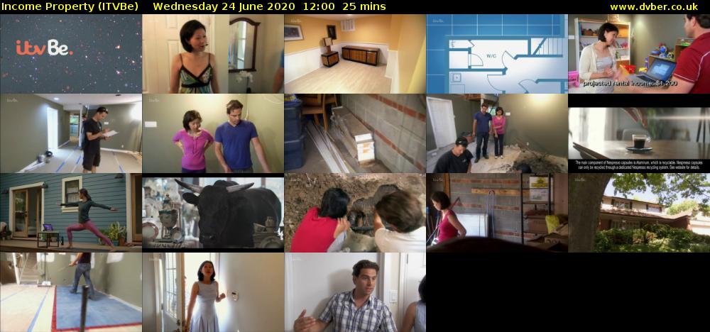 Income Property (ITVBe) Wednesday 24 June 2020 12:00 - 12:25