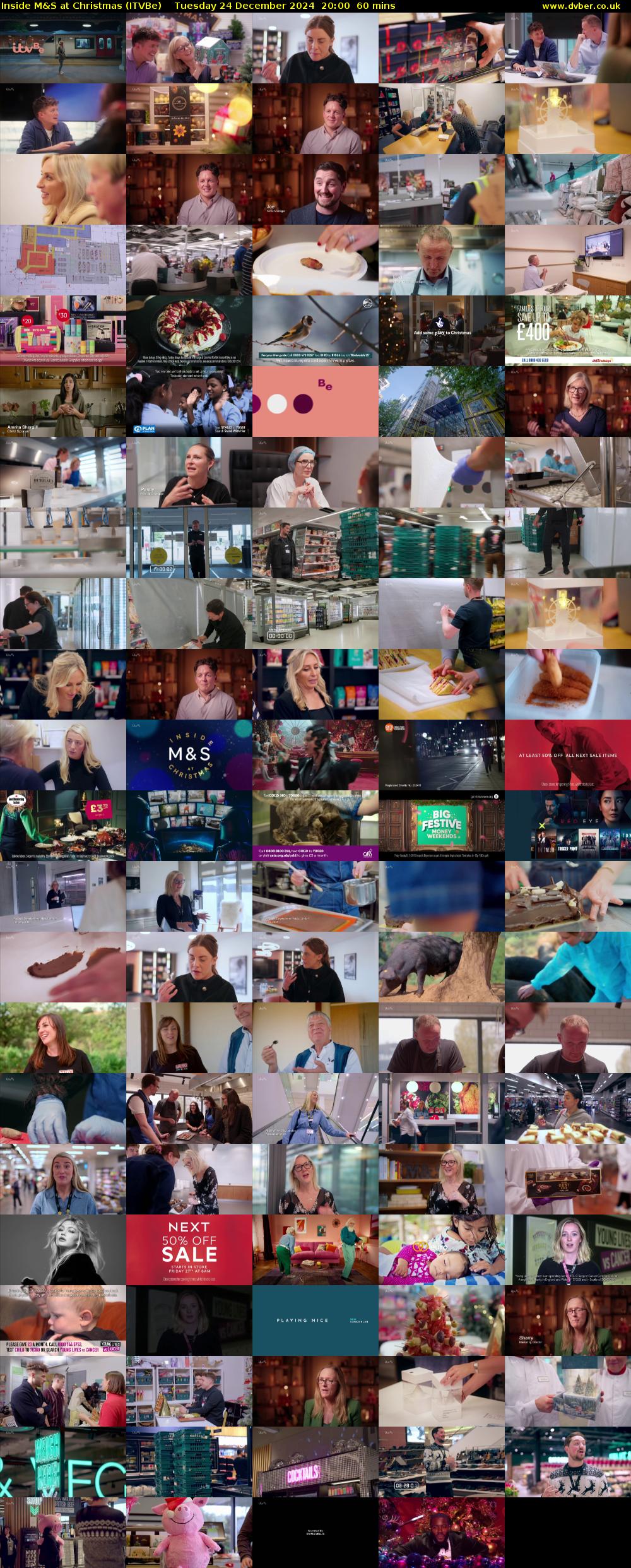 Inside M&S at Christmas (ITVBe) Tuesday 24 December 2024 20:00 - 21:00