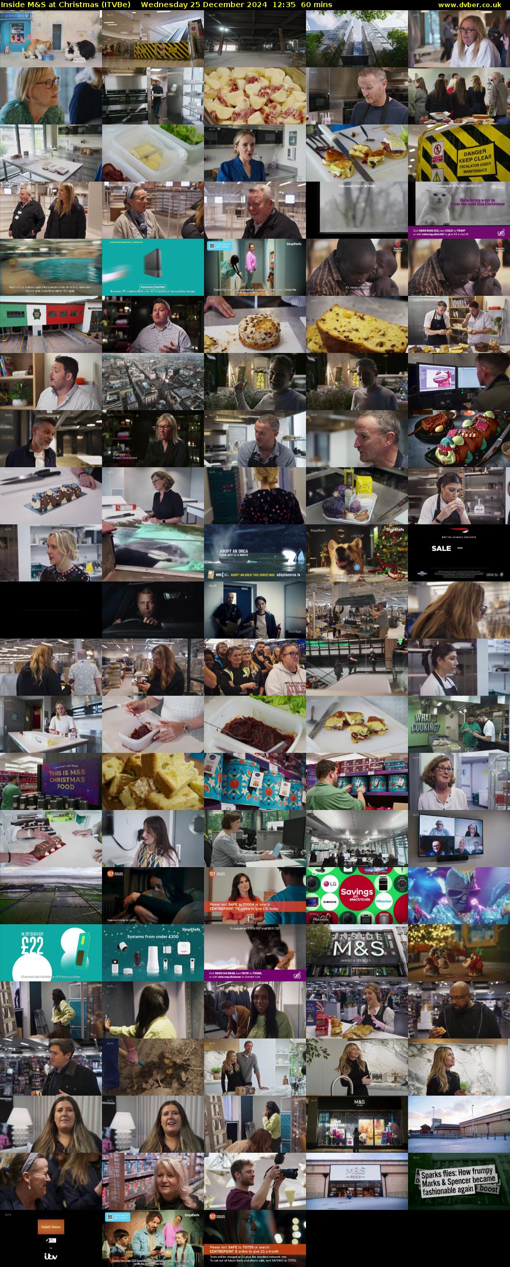 Inside M&S at Christmas (ITVBe) Wednesday 25 December 2024 12:35 - 13:35