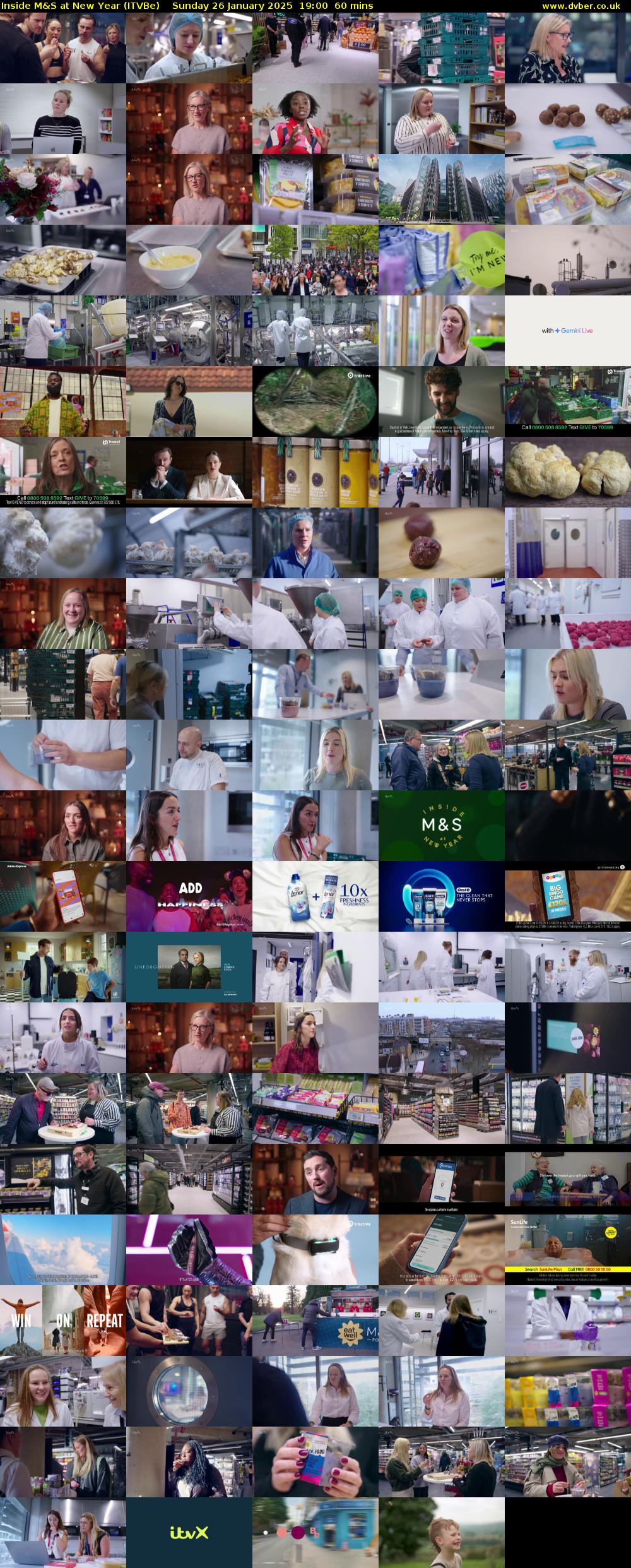 Inside M&S at New Year (ITVBe) Sunday 26 January 2025 19:00 - 20:00