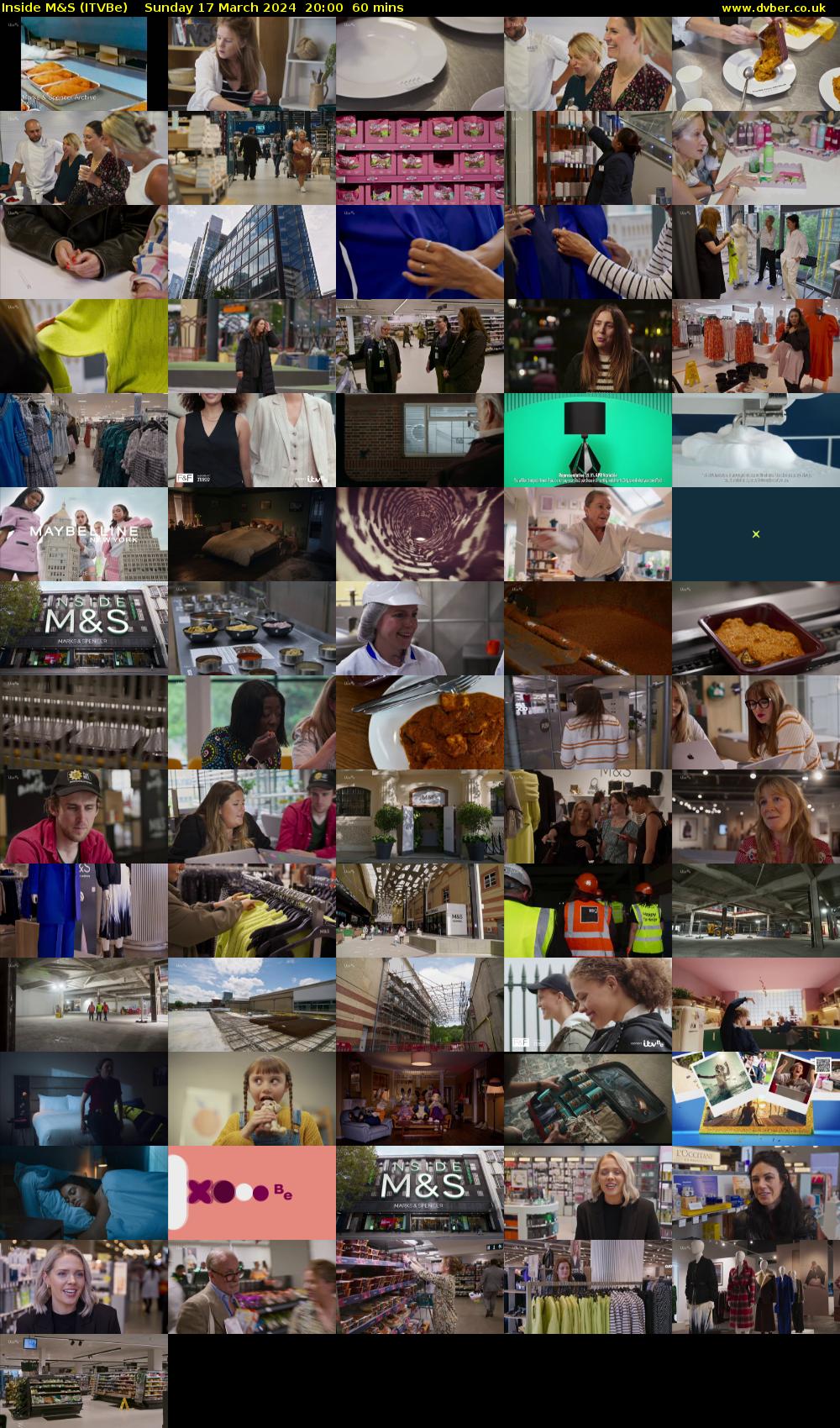 Inside M&S (ITVBe) Sunday 17 March 2024 20:00 - 21:00