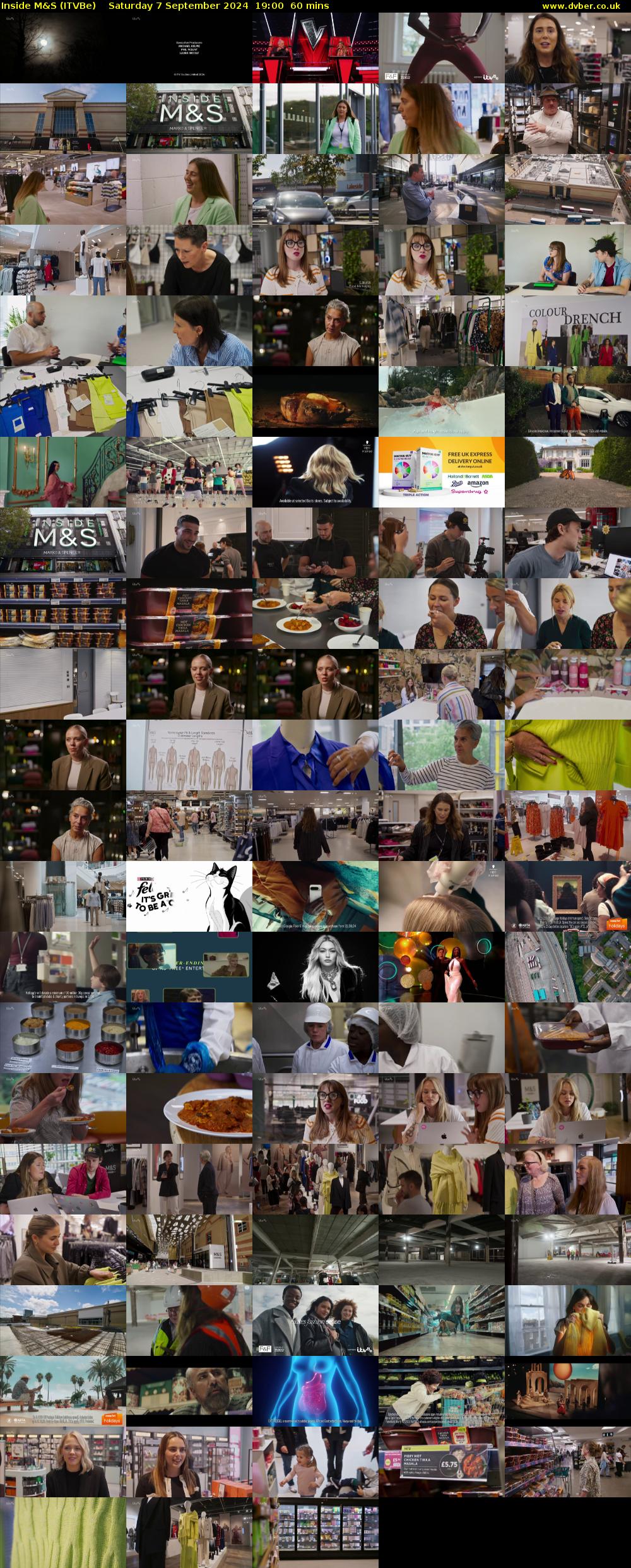 Inside M&S (ITVBe) Saturday 7 September 2024 19:00 - 20:00