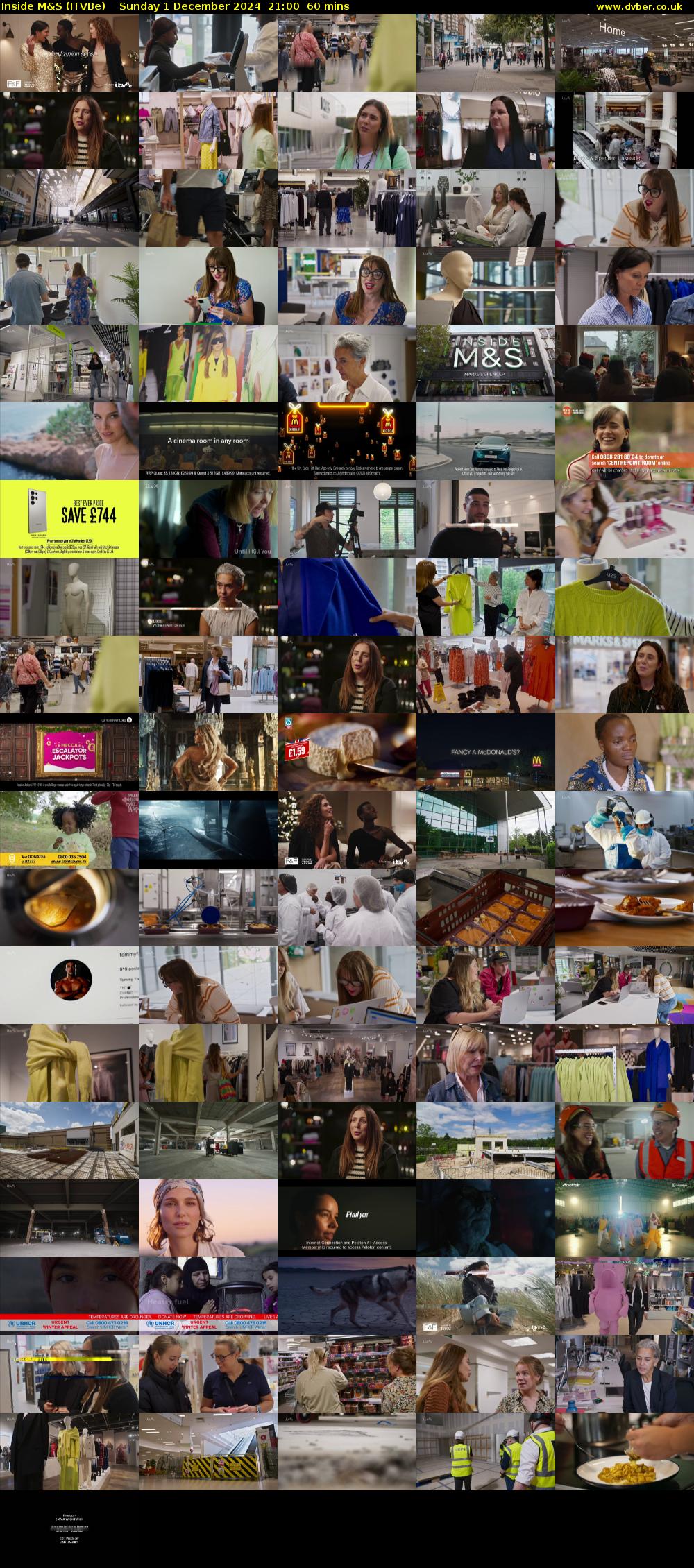 Inside M&S (ITVBe) Sunday 1 December 2024 21:00 - 22:00