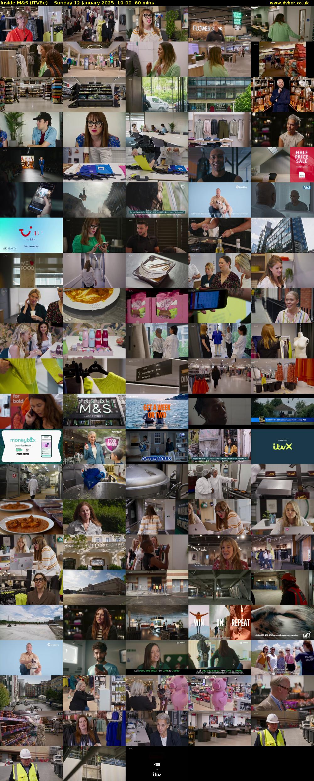 Inside M&S (ITVBe) Sunday 12 January 2025 19:00 - 20:00