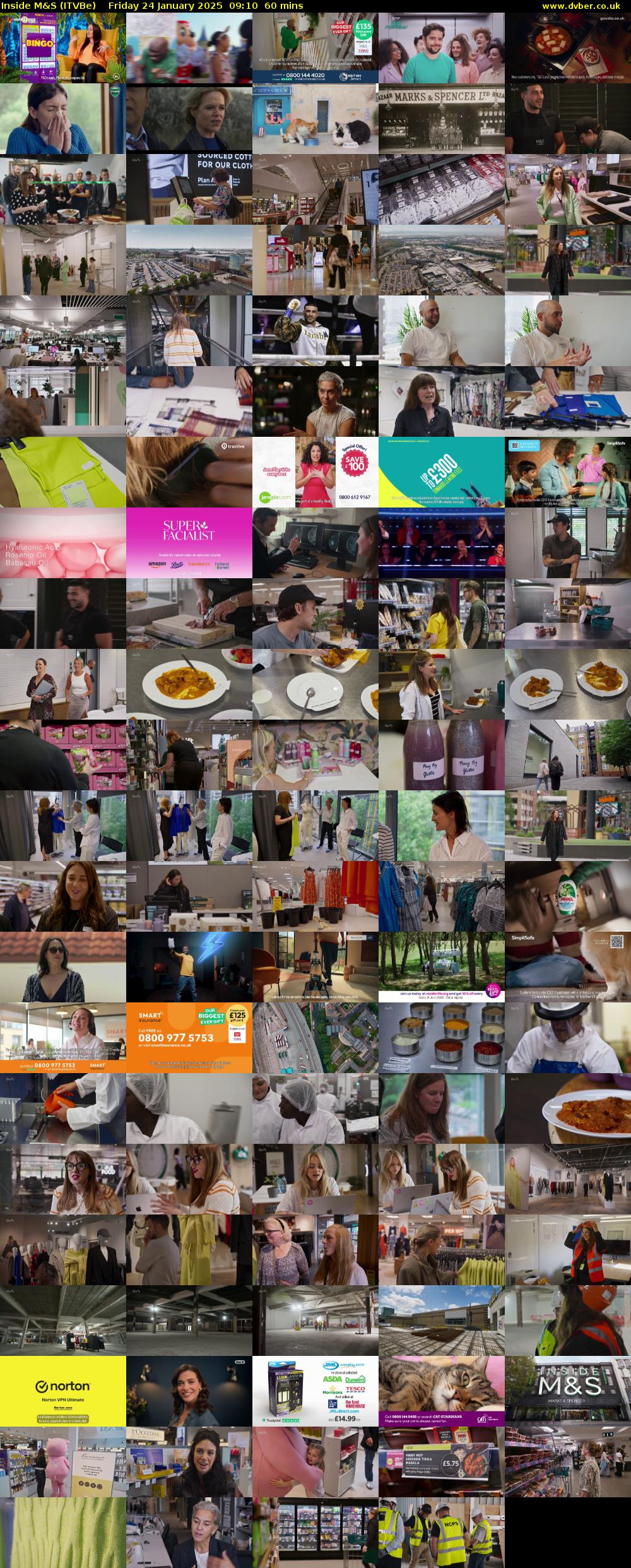 Inside M&S (ITVBe) Friday 24 January 2025 09:10 - 10:10