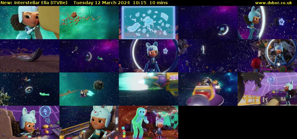 Interstellar Ella (ITVBe) Tuesday 12 March 2024 10:15 - 10:25