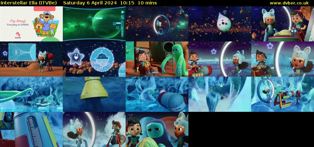 Interstellar Ella (ITVBe) Saturday 6 April 2024 10:15 - 10:25