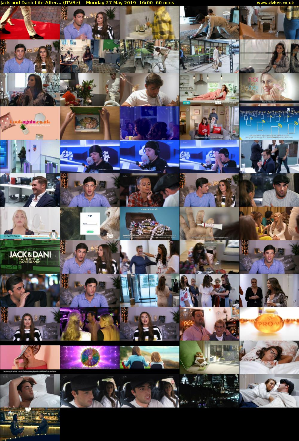 Jack and Dani: Life After... (ITVBe) Monday 27 May 2019 16:00 - 17:00
