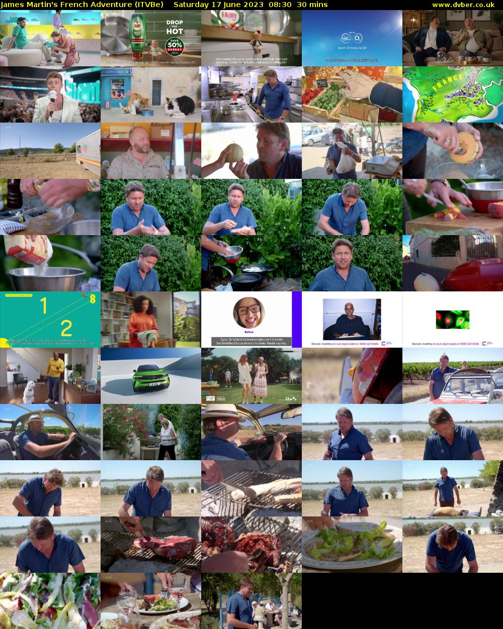 James Martin's French Adventure (ITVBe) Saturday 17 June 2023 08:30 - 09:00