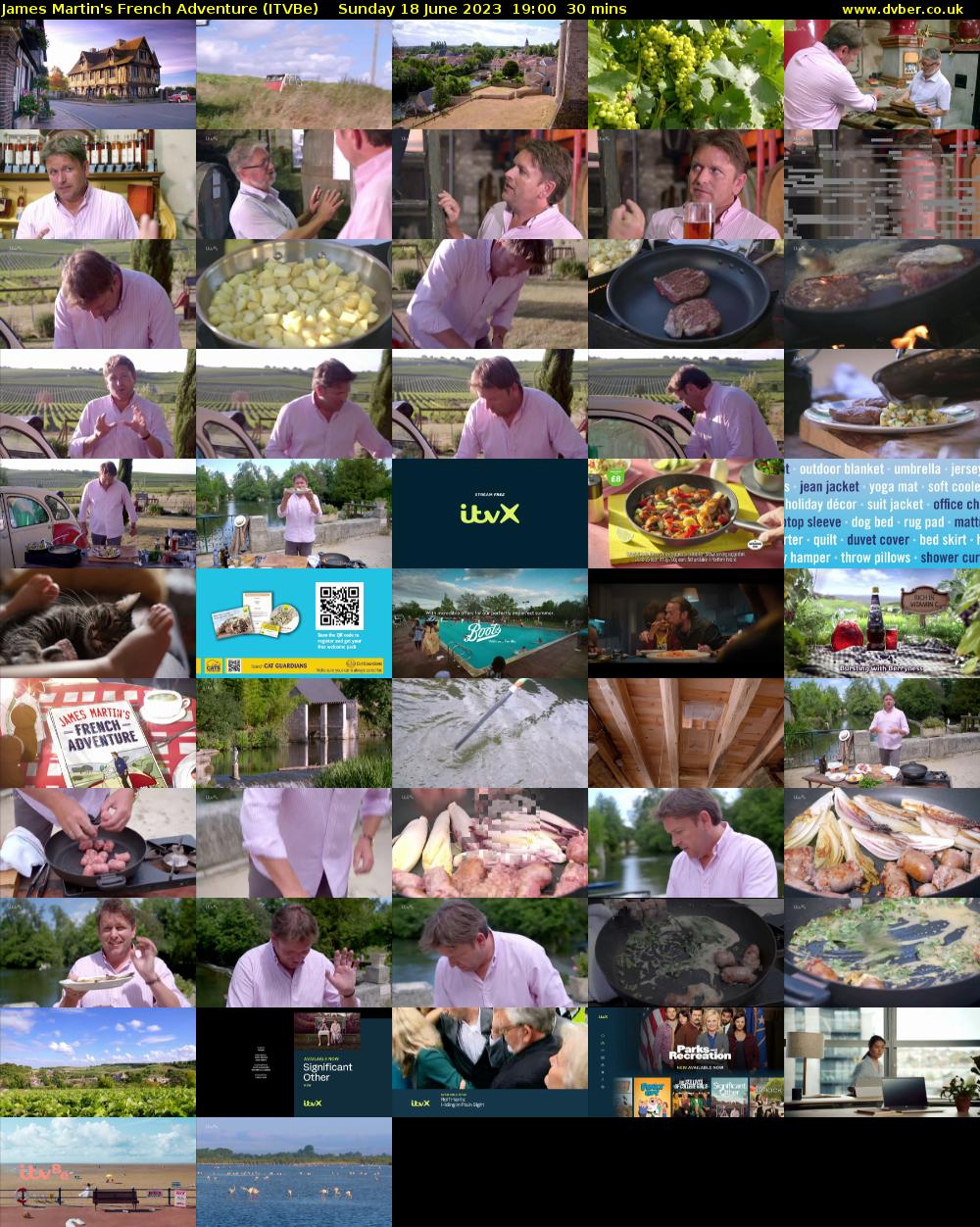 James Martin's French Adventure (ITVBe) Sunday 18 June 2023 19:00 - 19:30
