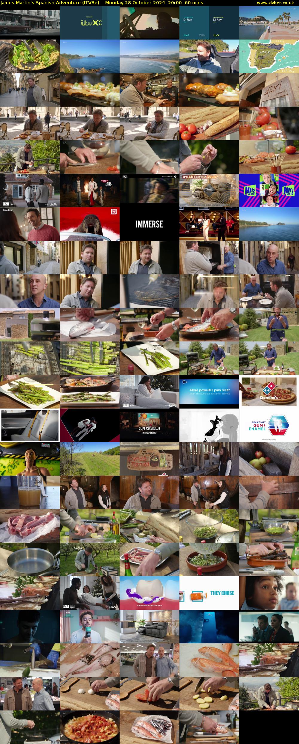 James Martin's Spanish Adventure (ITVBe) Monday 28 October 2024 20:00 - 21:00