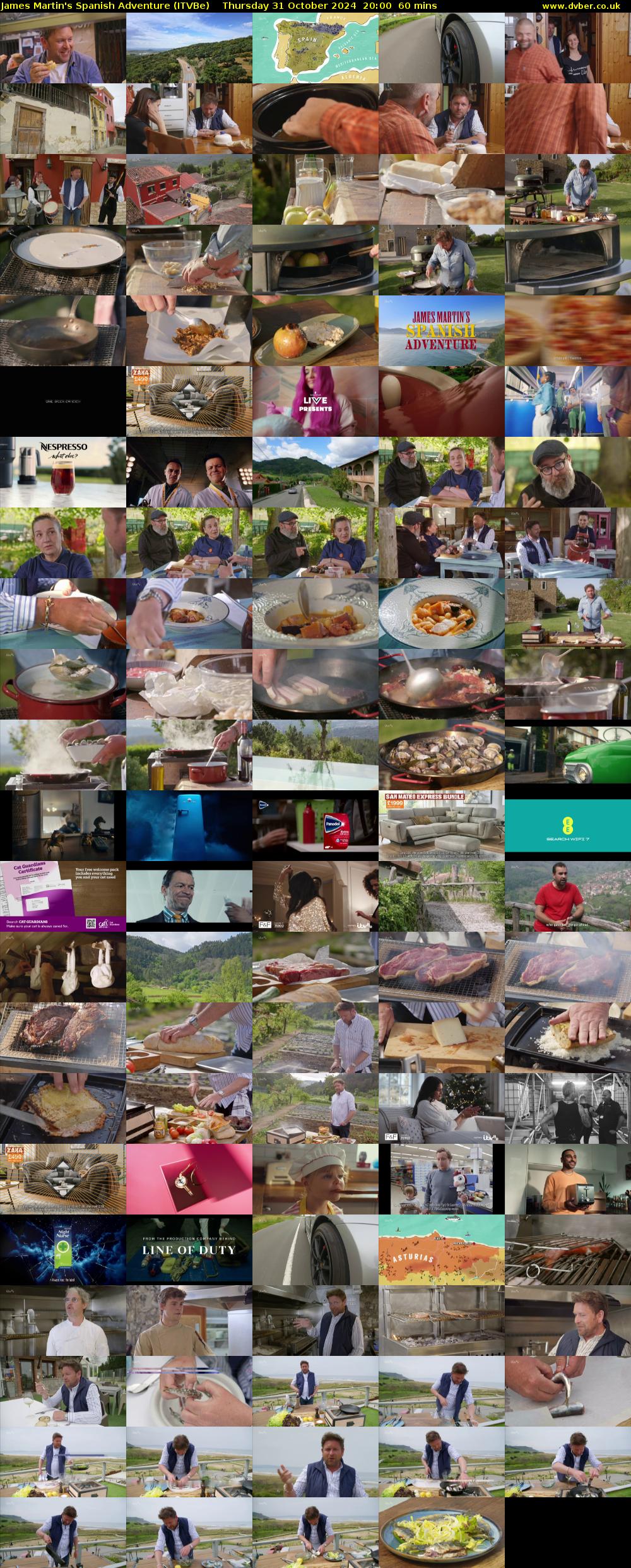 James Martin's Spanish Adventure (ITVBe) Thursday 31 October 2024 20:00 - 21:00