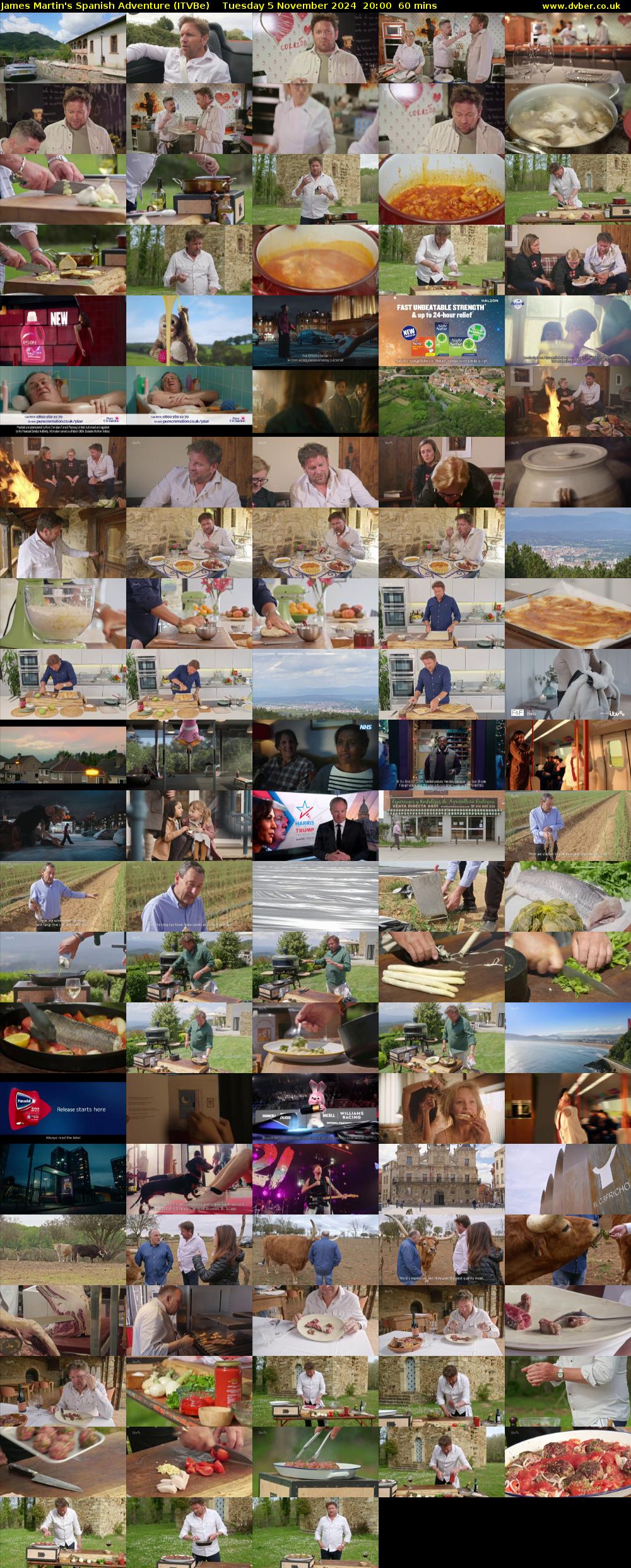 James Martin's Spanish Adventure (ITVBe) Tuesday 5 November 2024 20:00 - 21:00