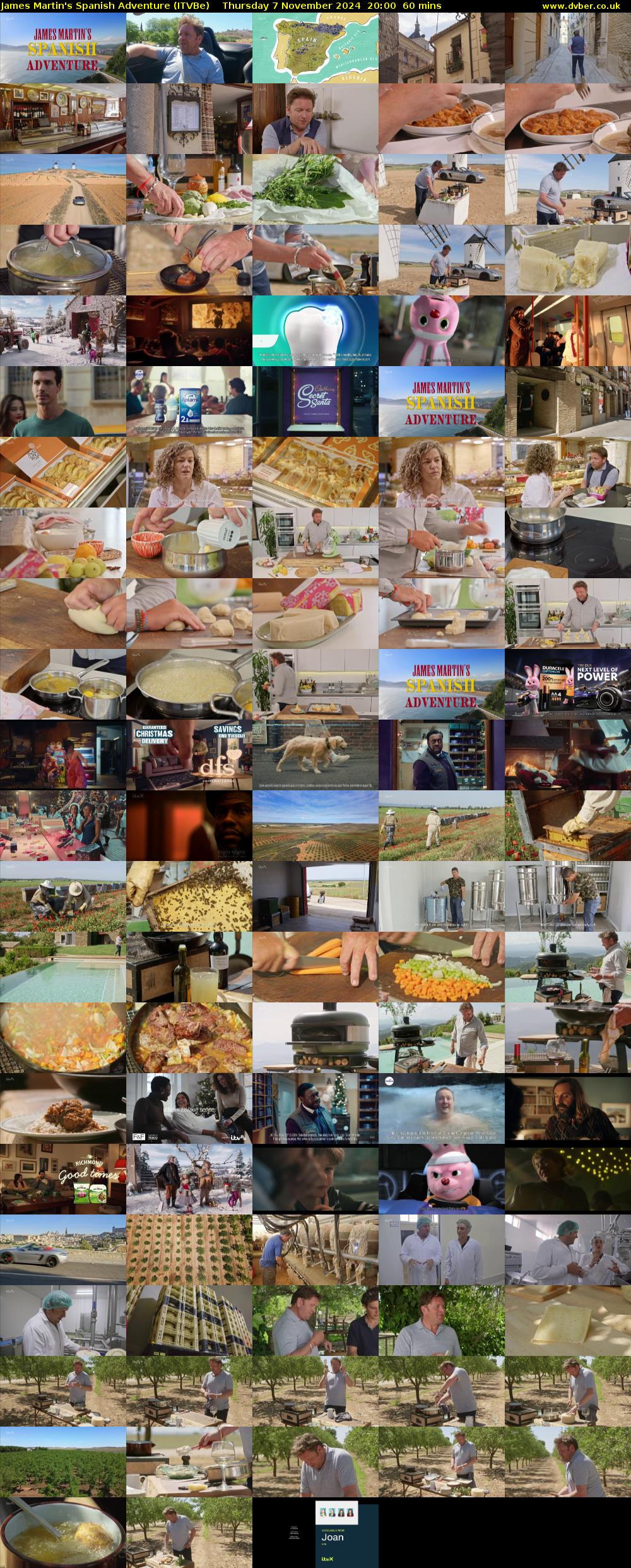 James Martin's Spanish Adventure (ITVBe) Thursday 7 November 2024 20:00 - 21:00