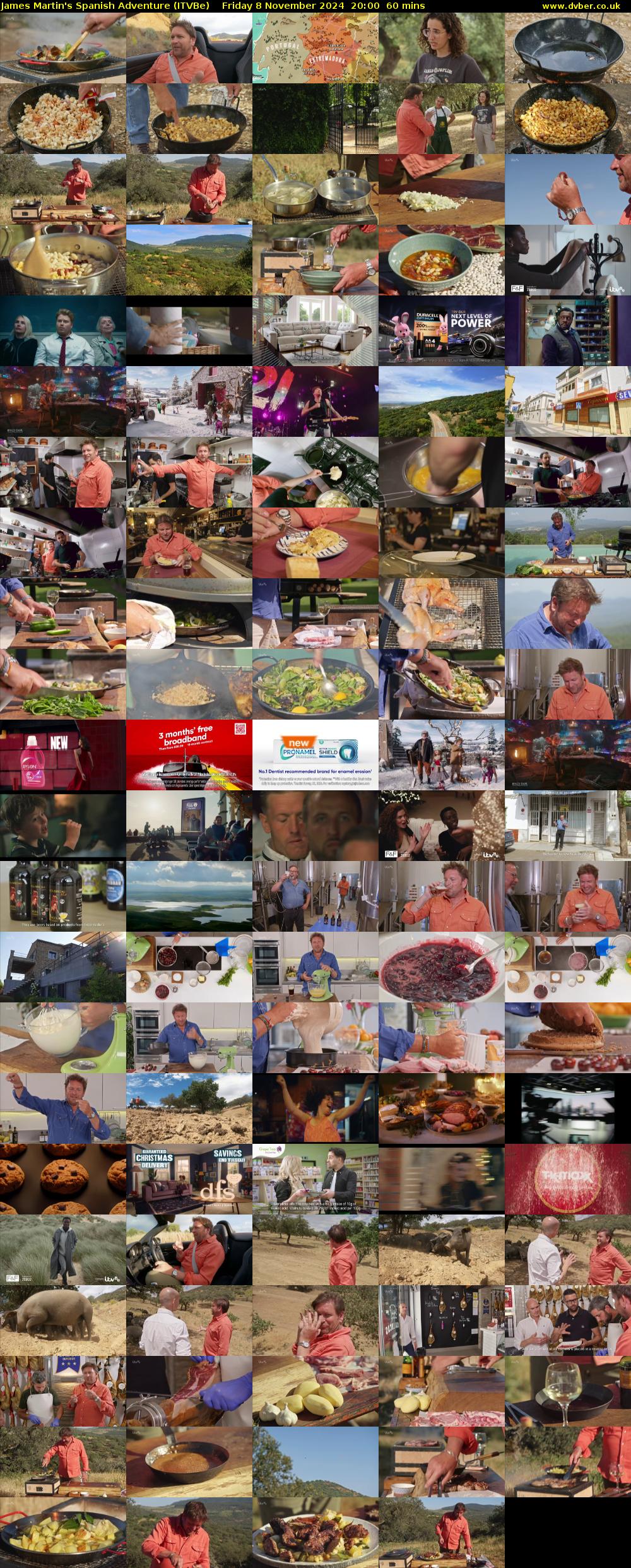 James Martin's Spanish Adventure (ITVBe) Friday 8 November 2024 20:00 - 21:00