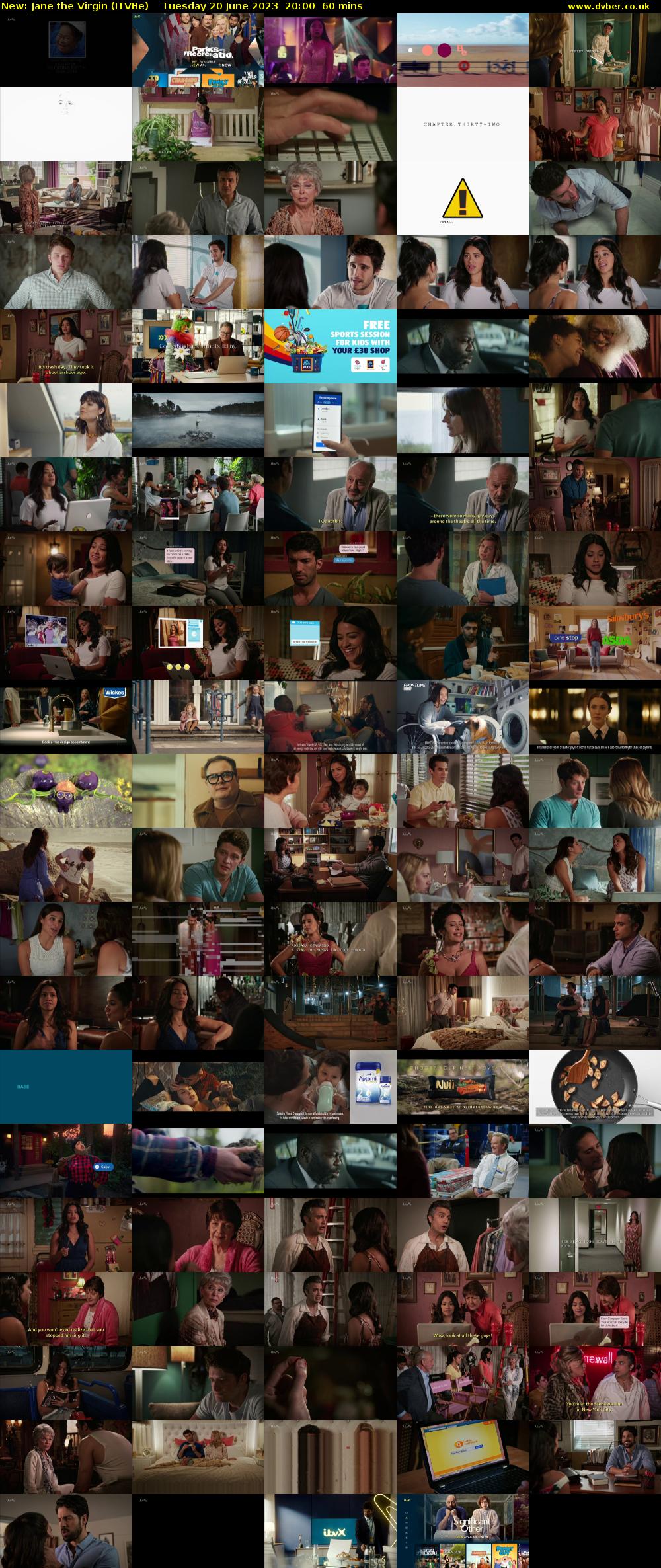 Jane the Virgin (ITVBe) Tuesday 20 June 2023 20:00 - 21:00