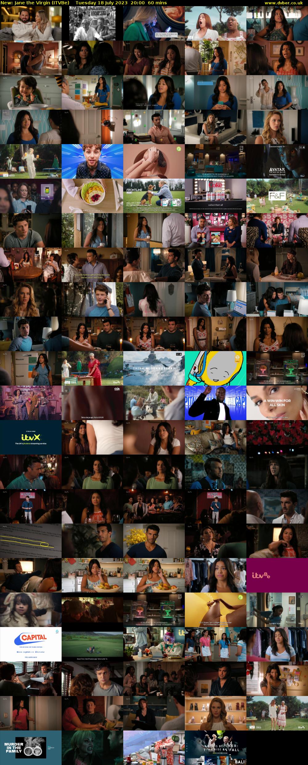 Jane the Virgin (ITVBe) Tuesday 18 July 2023 20:00 - 21:00