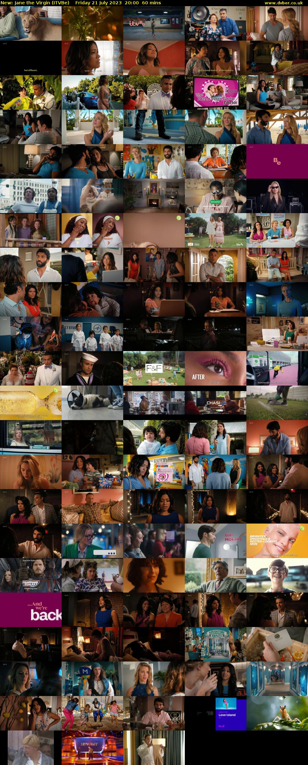Jane the Virgin (ITVBe) Friday 21 July 2023 20:00 - 21:00