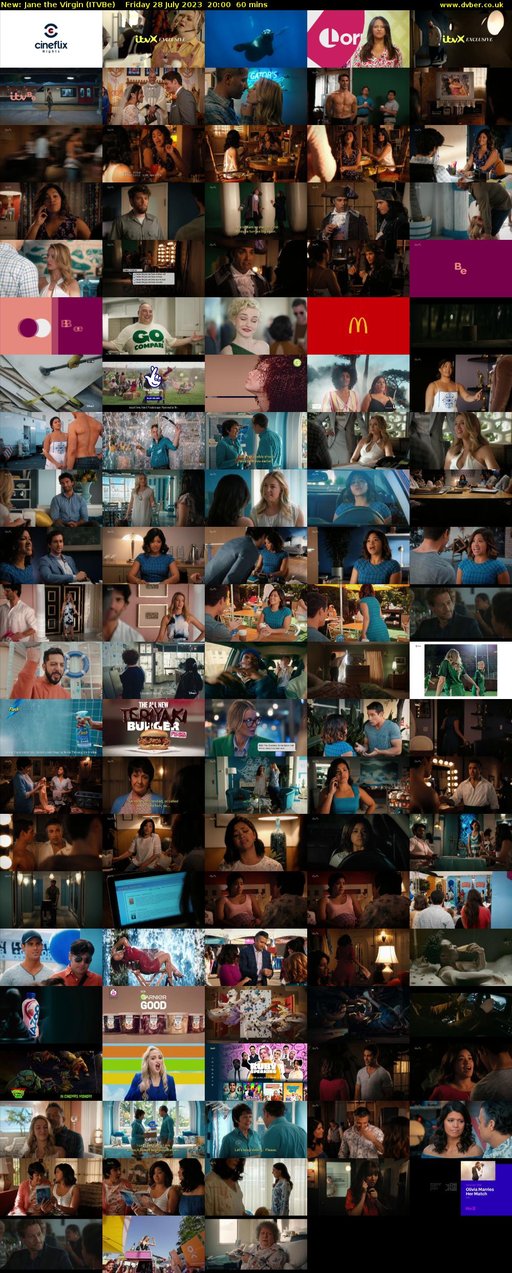 Jane the Virgin (ITVBe) Friday 28 July 2023 20:00 - 21:00