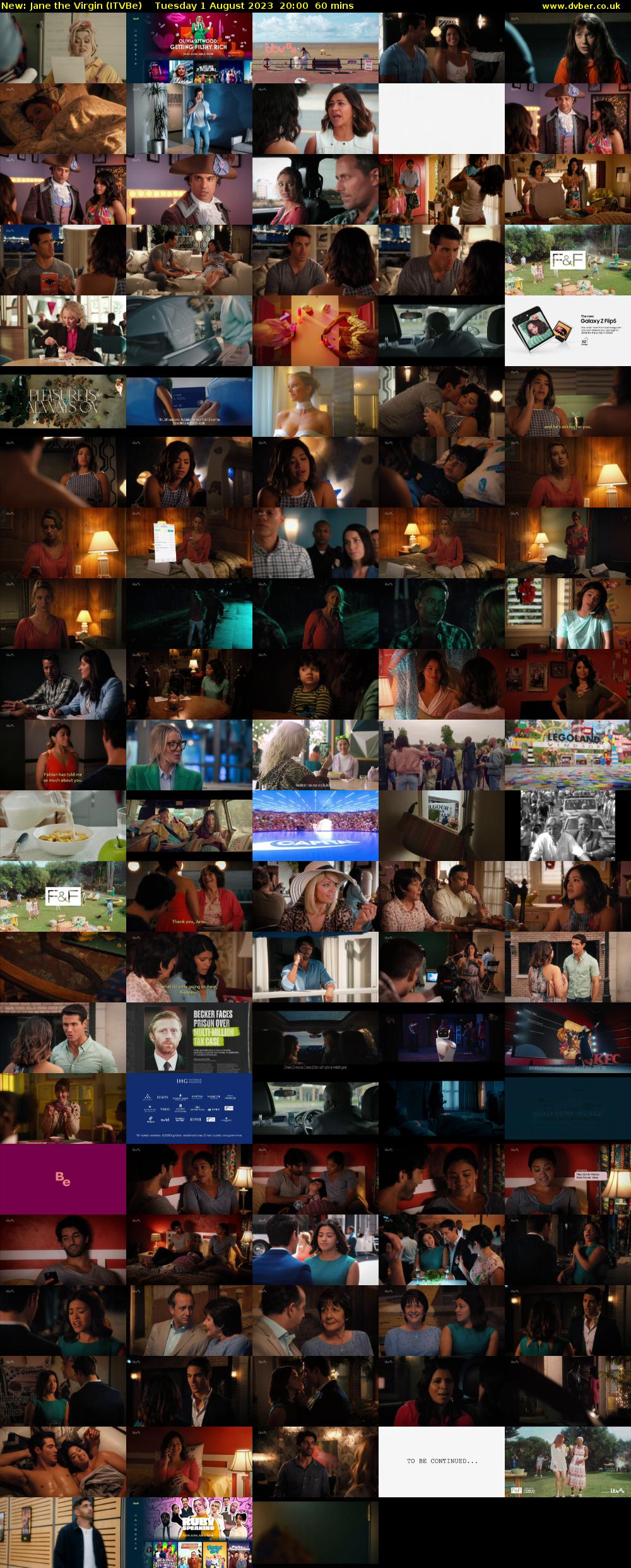 Jane the Virgin (ITVBe) Tuesday 1 August 2023 20:00 - 21:00