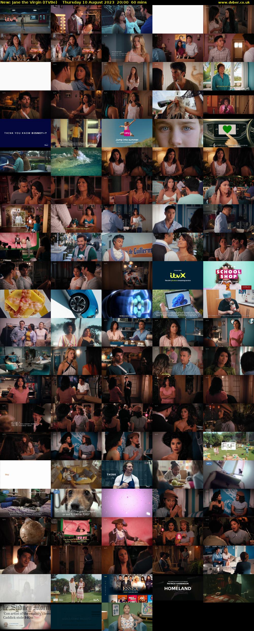 Jane the Virgin (ITVBe) Thursday 10 August 2023 20:00 - 21:00