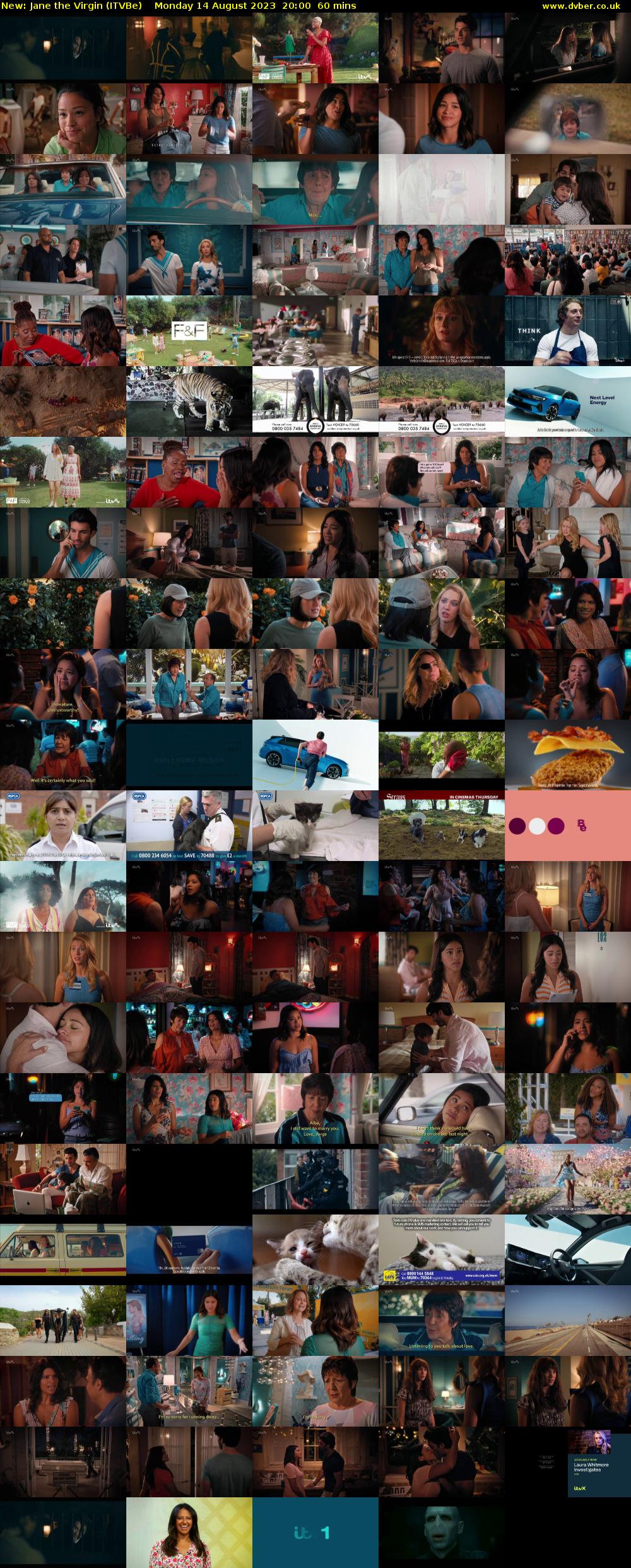 Jane the Virgin (ITVBe) Monday 14 August 2023 20:00 - 21:00