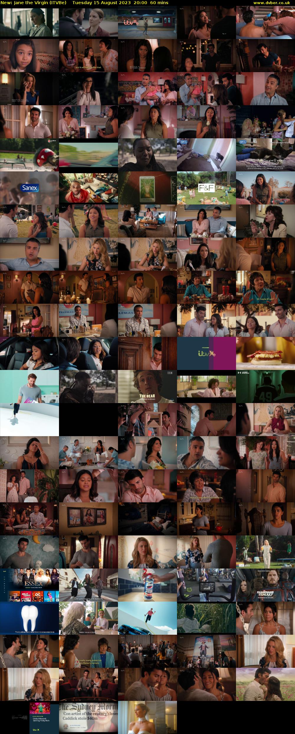 Jane the Virgin (ITVBe) Tuesday 15 August 2023 20:00 - 21:00