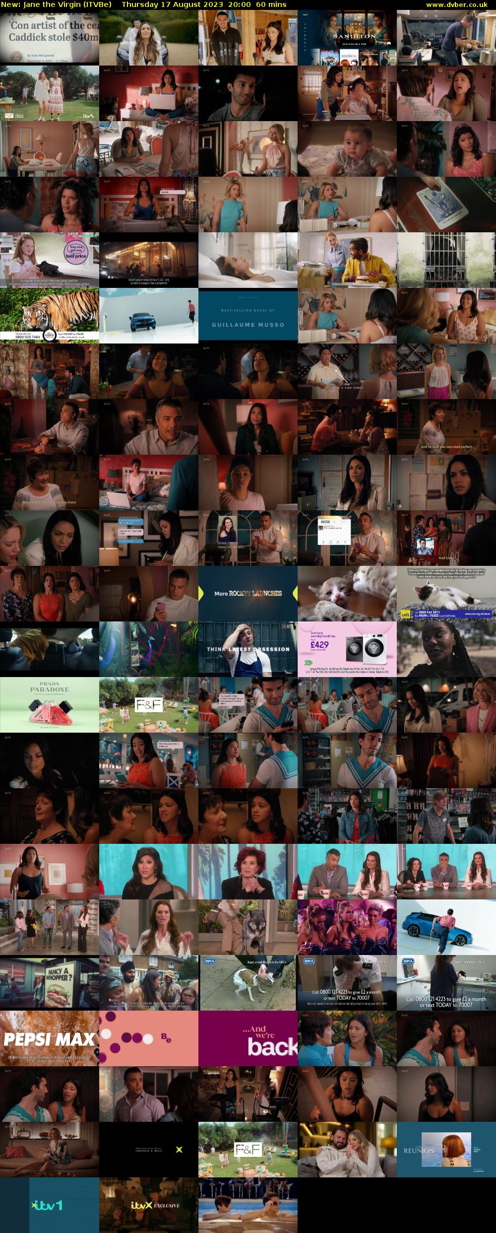 Jane the Virgin (ITVBe) Thursday 17 August 2023 20:00 - 21:00