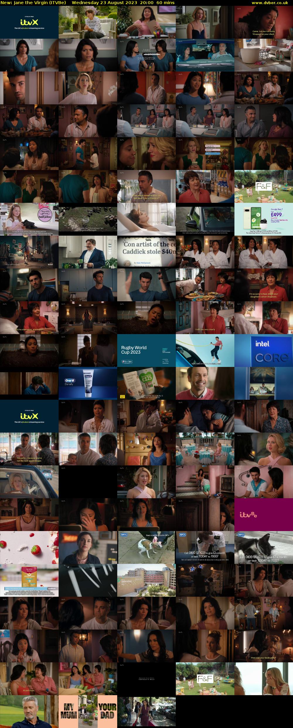 Jane the Virgin (ITVBe) Wednesday 23 August 2023 20:00 - 21:00