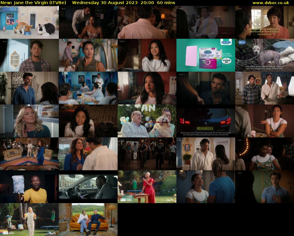 Jane the Virgin (ITVBe) Wednesday 30 August 2023 20:00 - 21:00