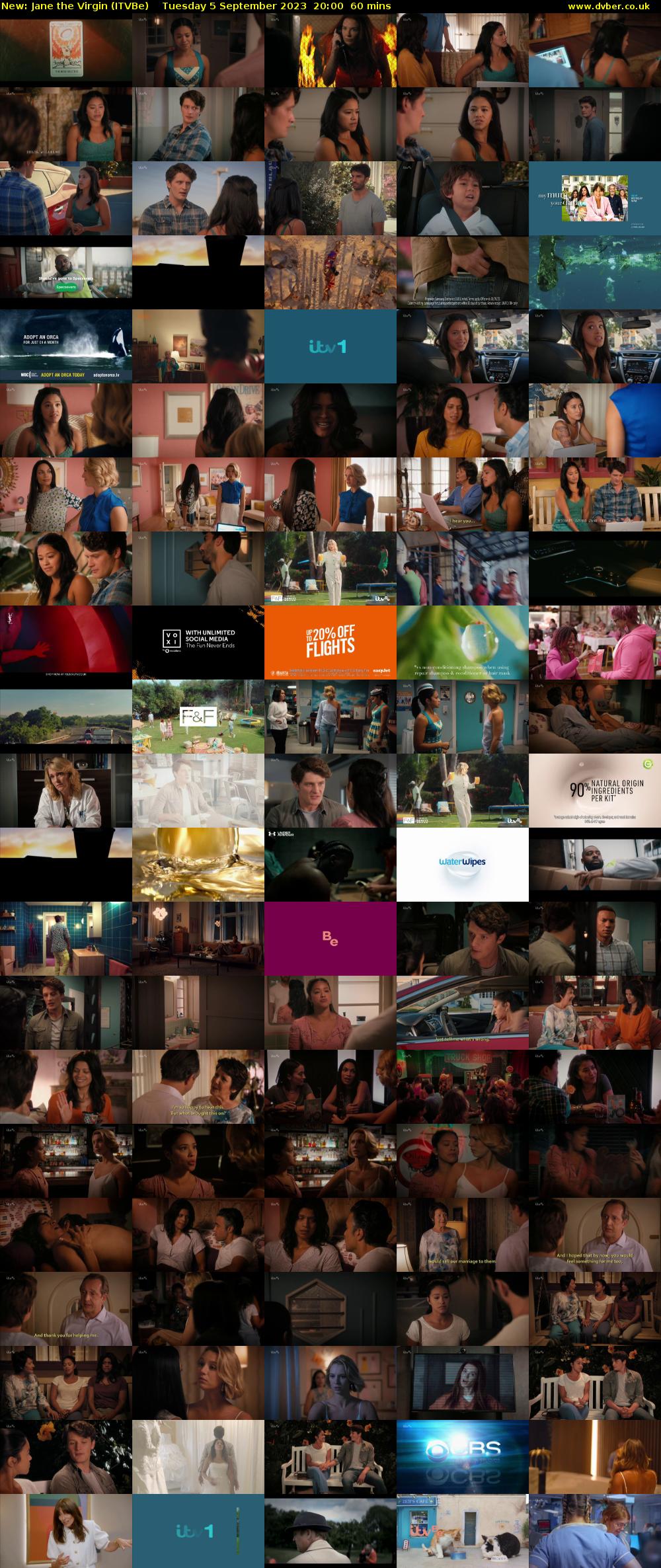 Jane the Virgin (ITVBe) Tuesday 5 September 2023 20:00 - 21:00