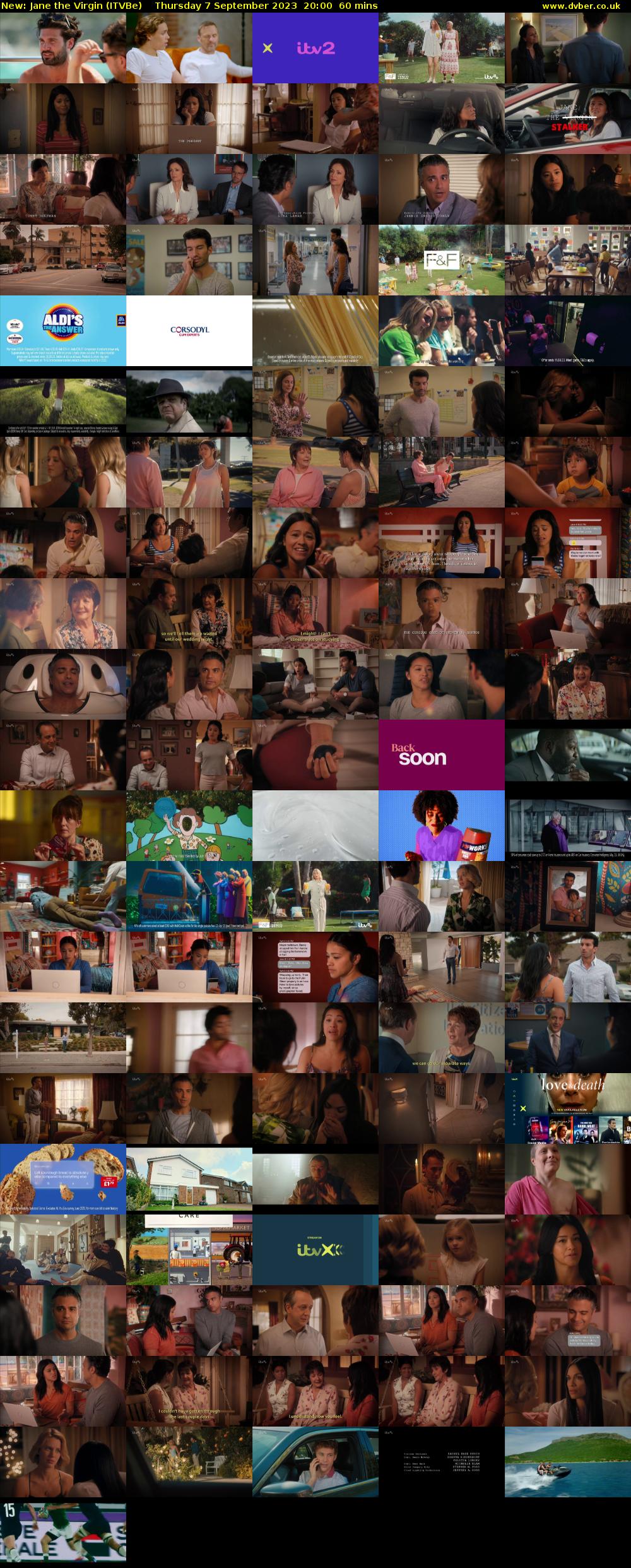 Jane the Virgin (ITVBe) Thursday 7 September 2023 20:00 - 21:00