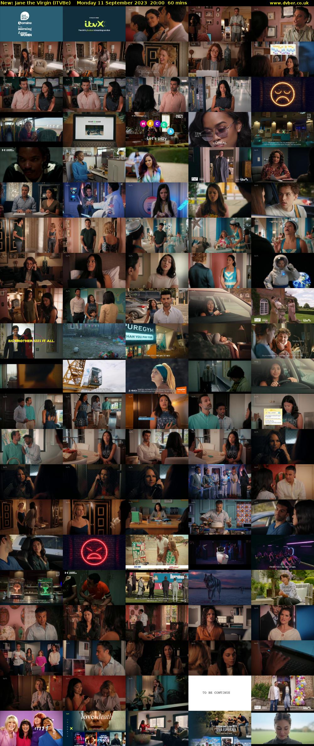 Jane the Virgin (ITVBe) Monday 11 September 2023 20:00 - 21:00
