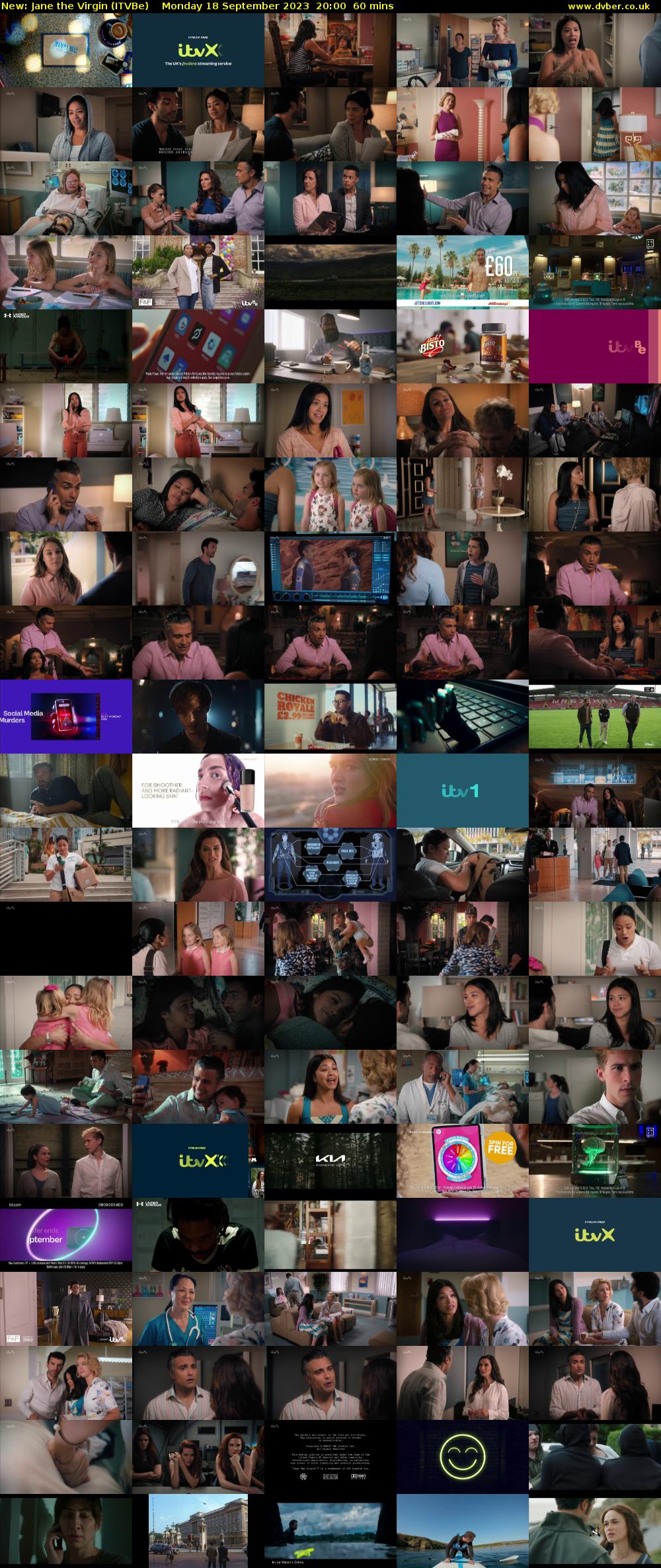 Jane the Virgin (ITVBe) Monday 18 September 2023 20:00 - 21:00