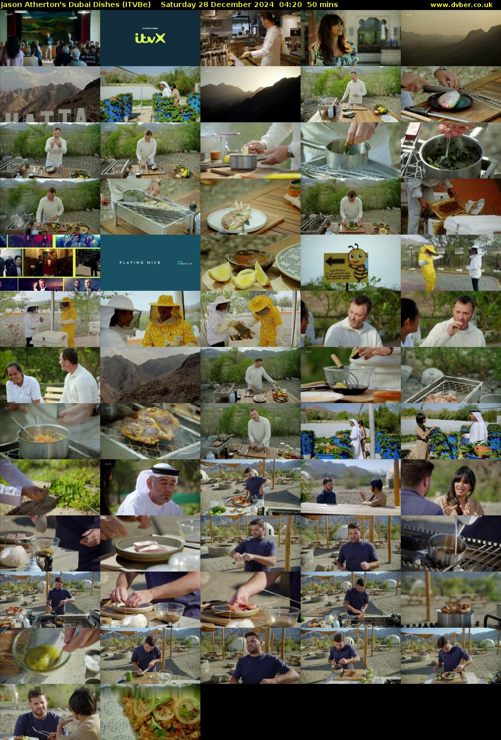 Jason Atherton's Dubai Dishes (ITVBe) Saturday 28 December 2024 04:20 - 05:10