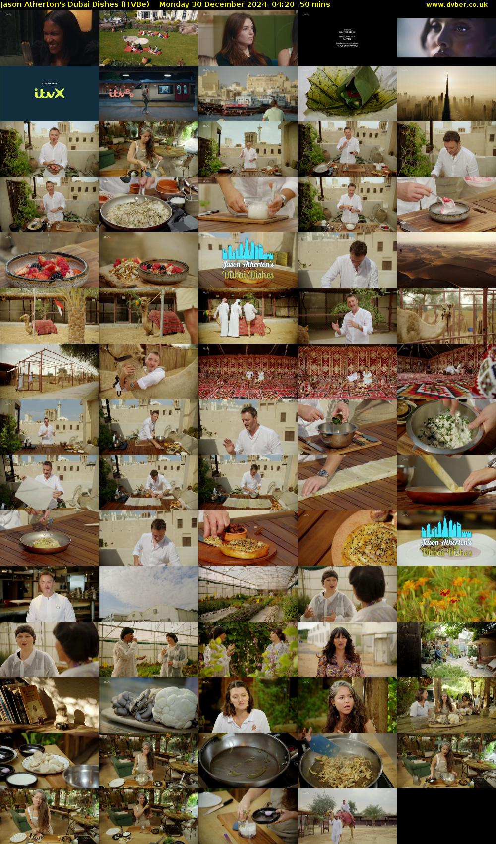 Jason Atherton's Dubai Dishes (ITVBe) Monday 30 December 2024 04:20 - 05:10