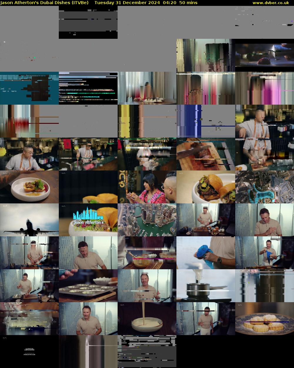Jason Atherton's Dubai Dishes (ITVBe) Tuesday 31 December 2024 04:20 - 05:10