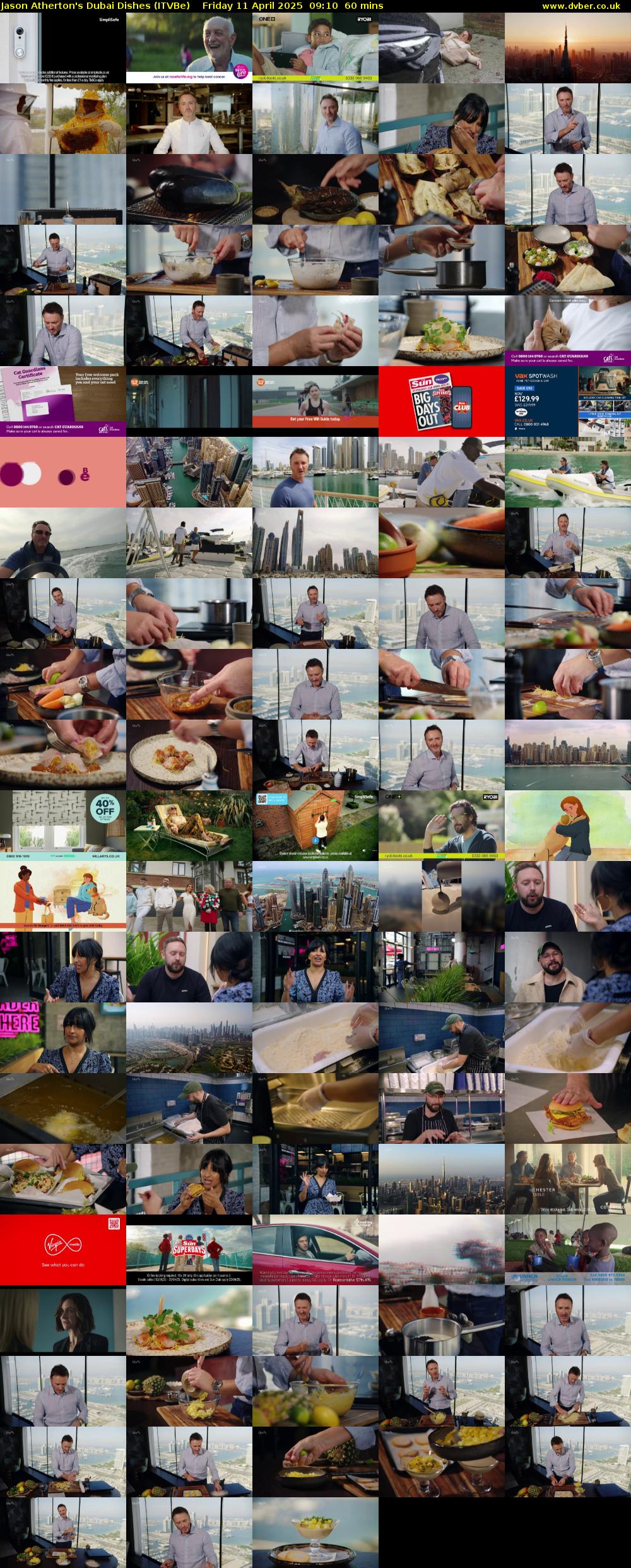 Jason Atherton's Dubai Dishes (ITVBe) Friday 11 April 2025 09:10 - 10:10