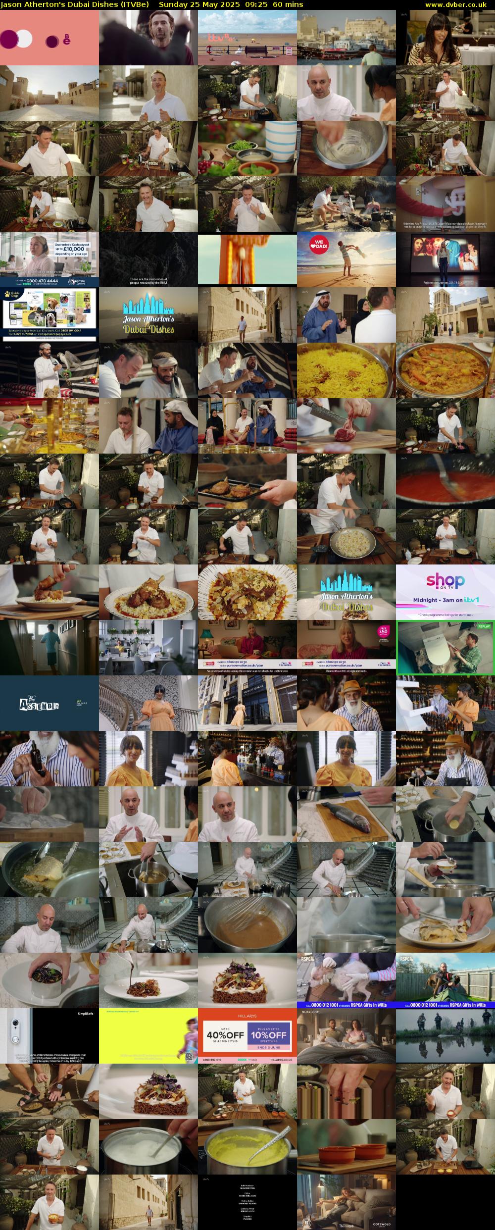 Jason Atherton's Dubai Dishes (ITVBe) Sunday 25 May 2025 09:25 - 10:25