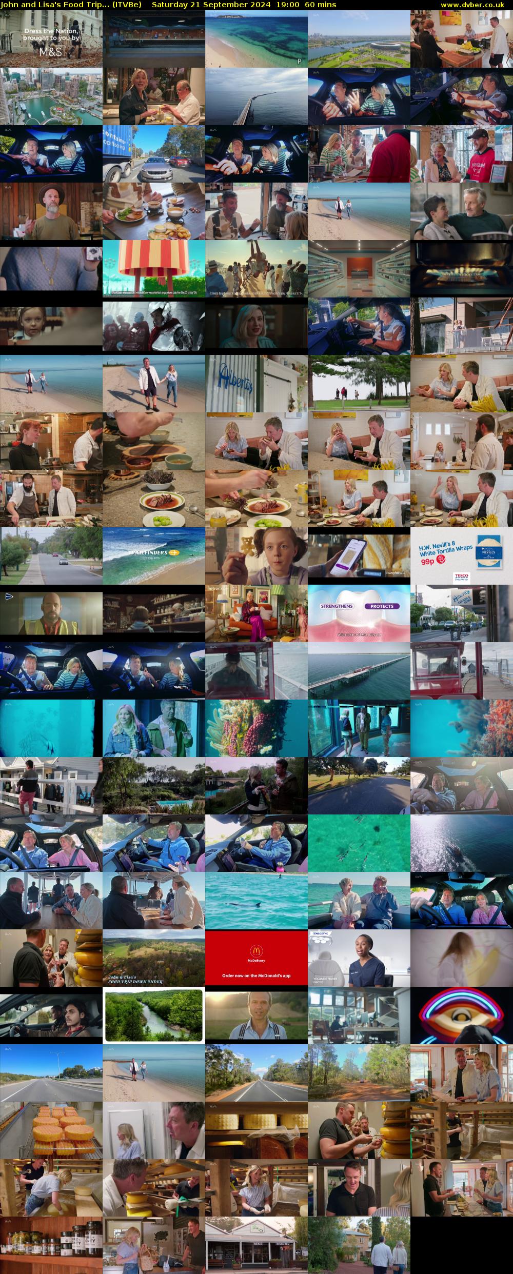 John and Lisa's Food Trip... (ITVBe) Saturday 21 September 2024 19:00 - 20:00