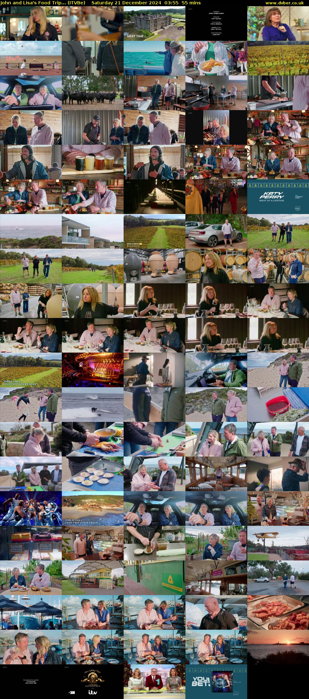 John and Lisa's Food Trip... (ITVBe) Saturday 21 December 2024 03:55 - 04:50