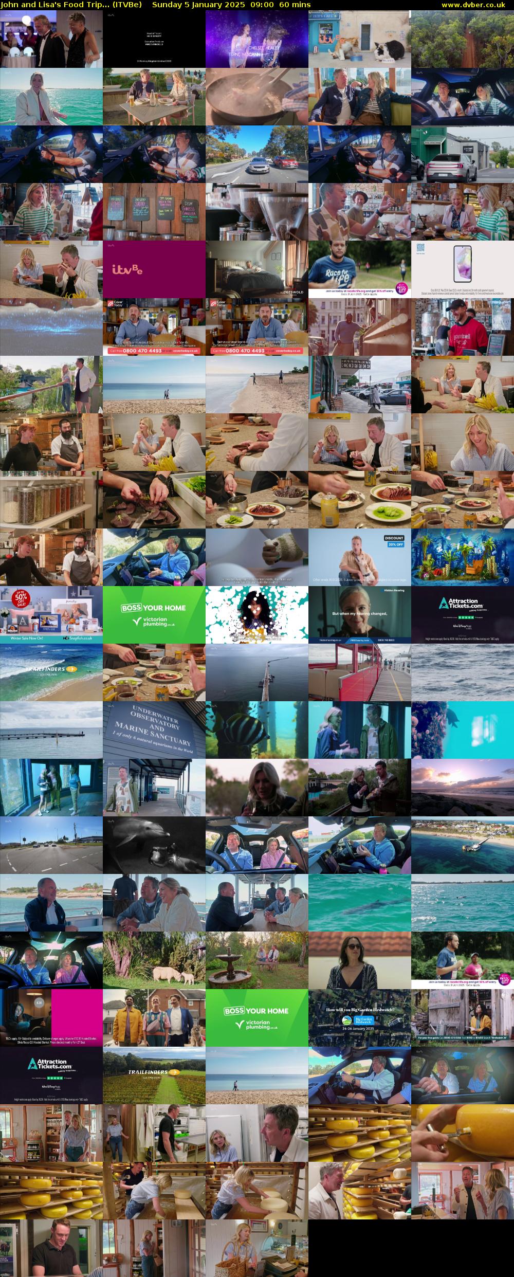 John and Lisa's Food Trip... (ITVBe) Sunday 5 January 2025 09:00 - 10:00