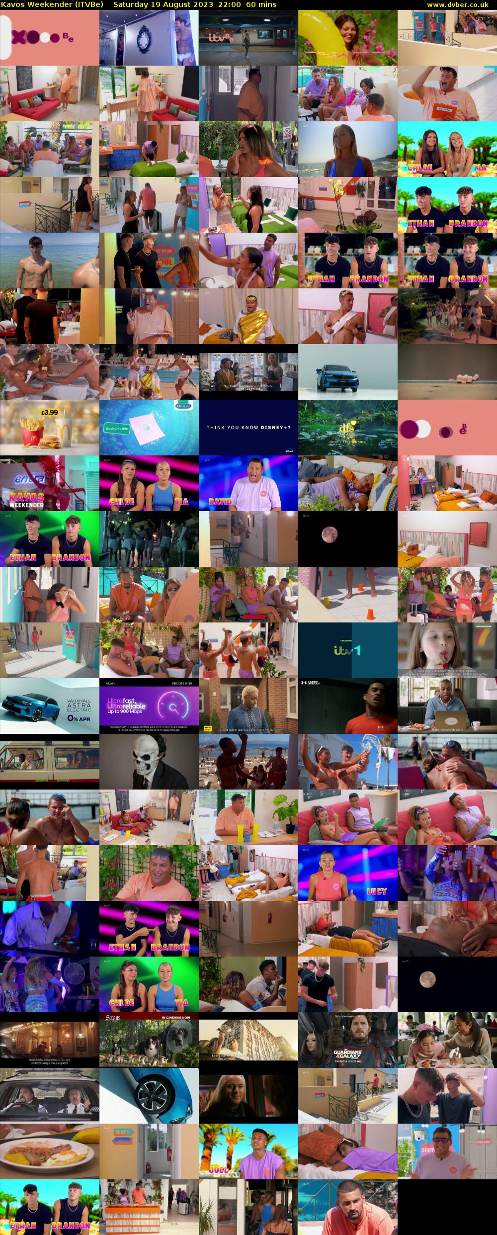 Kavos Weekender (ITVBe) Saturday 19 August 2023 22:00 - 23:00