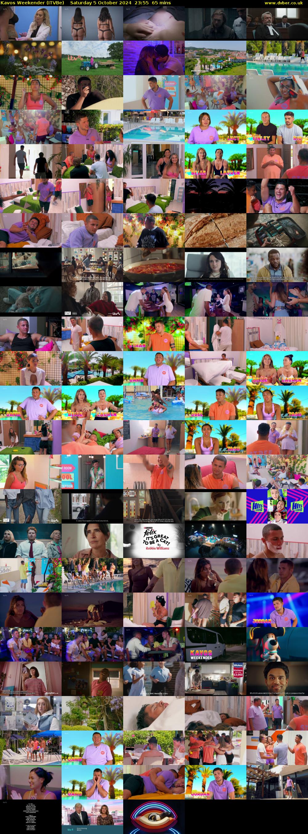 Kavos Weekender (ITVBe) Saturday 5 October 2024 23:55 - 01:00