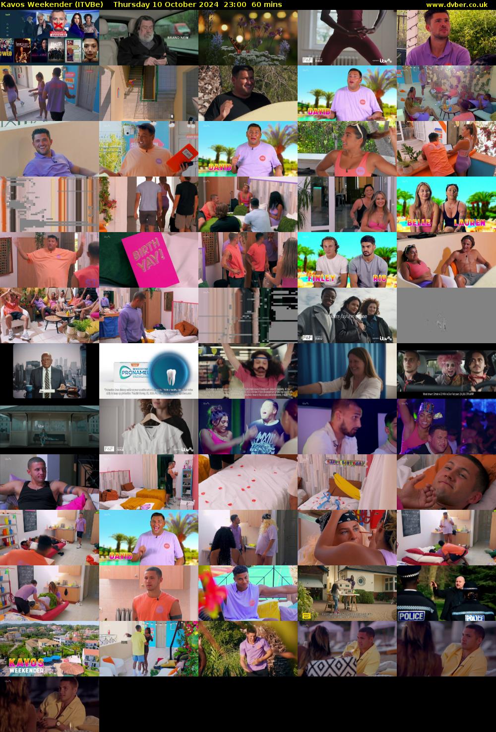 Kavos Weekender (ITVBe) Thursday 10 October 2024 23:00 - 00:00