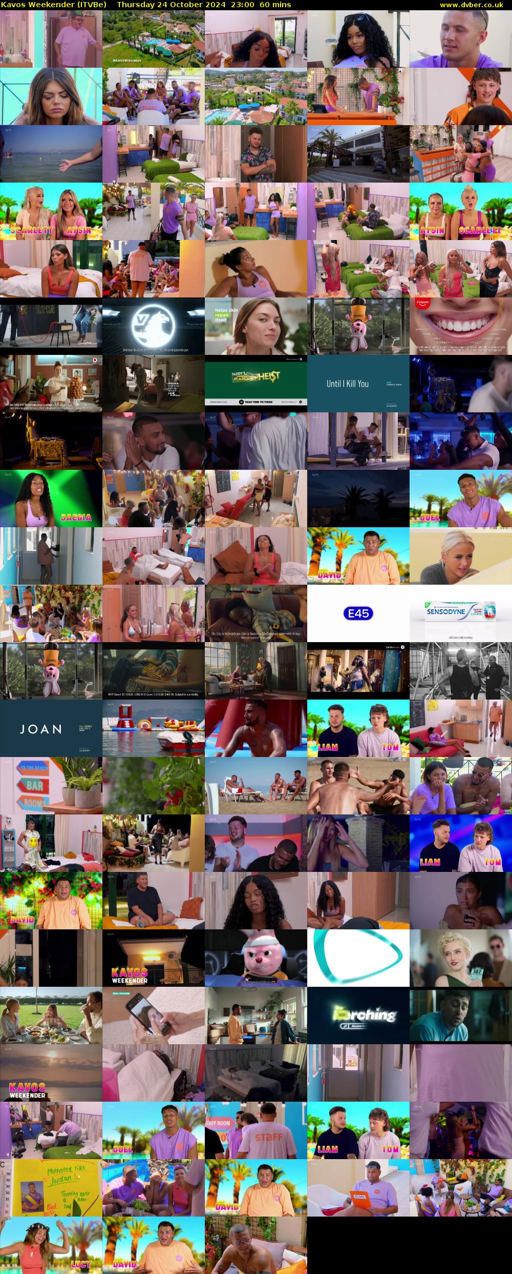 Kavos Weekender (ITVBe) Thursday 24 October 2024 23:00 - 00:00