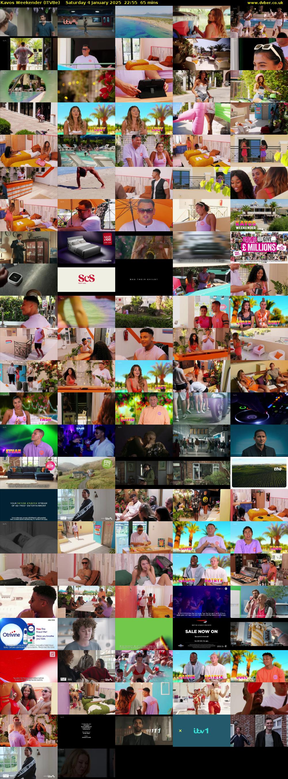 Kavos Weekender (ITVBe) Saturday 4 January 2025 22:55 - 00:00