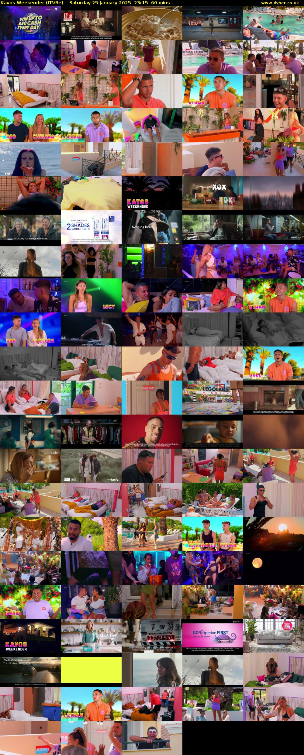 Kavos Weekender (ITVBe) Saturday 25 January 2025 23:15 - 00:15